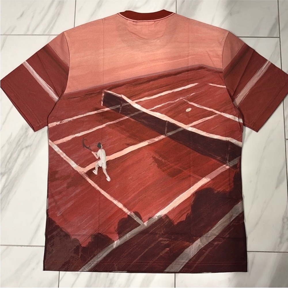 Men’s Lacoste Classic Fit Multicolor T-Shirt - Picture 3 of 3